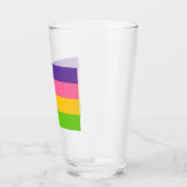 Sapphic Flag (Lesbian Love) (LGBT) タンブラーグラス (左)