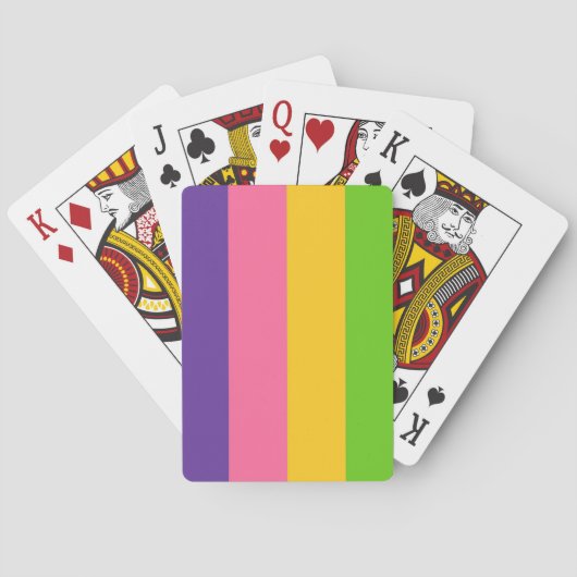 Sapphic Flag (Lesbian Love) (LGBT) トランプ (裏面)