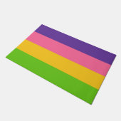 Sapphic Flag (Lesbian Love) (LGBT) ドアマット (アングル)