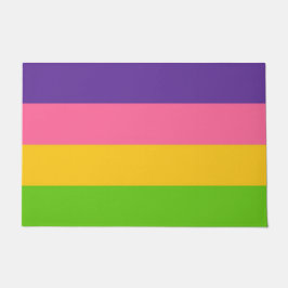 Sapphic Flag (Lesbian Love) (LGBT) ドアマット