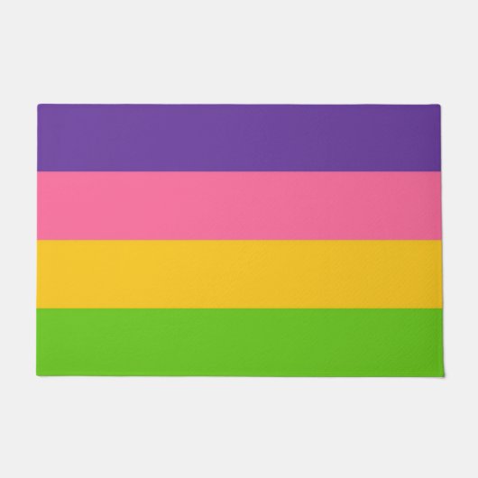 Sapphic Flag (Lesbian Love) (LGBT) ドアマット (正面)