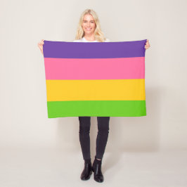Sapphic Flag (Lesbian Love) (LGBT) フリースブランケット