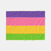 Sapphic Flag (Lesbian Love) (LGBT) フリースブランケット (正面(横))