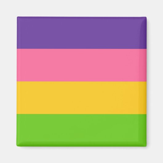 Sapphic Flag (Lesbian Love) (LGBT) マグネット (正面)