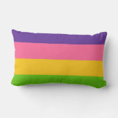 Sapphic Flag (Lesbian Love) (LGBT) ランバークッション (裏面)