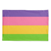 Sapphic Flag (Lesbian Love) (LGBT) 枕カバー (裏面-左)