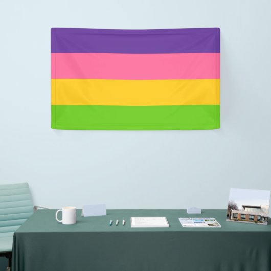 Sapphic Flag (Lesbian Love) (LGBT) 横断幕 (トレードショー)