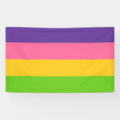 Sapphic Flag (Lesbian Love) (LGBT) 横断幕 (横)