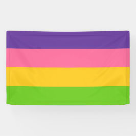 Sapphic Flag (Lesbian Love) (LGBT) 横断幕