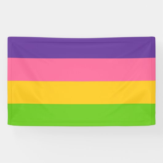 Sapphic Flag (Lesbian Love) (LGBT) 横断幕 (横)