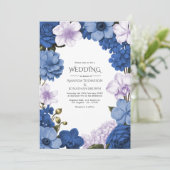 Sapphire Bloom , Cornflower Glow & Soft Shell 招待状 (スタンド正面)