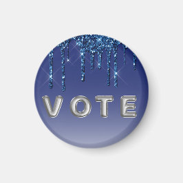 Sapphire Blue Glitter Drip マグネット