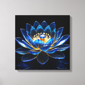 Sapphire Lotus Blossom キャンバスプリント