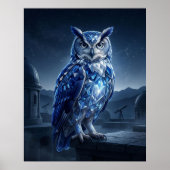 Sapphire Owl Celestial Night ポスター (正面)