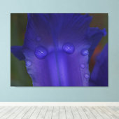 Sapphire Serenity キャンバスプリント (インサイチュ (ウッドフロア))