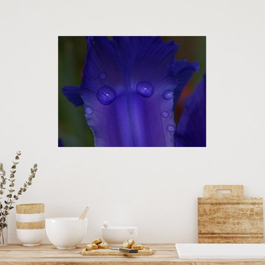 Sapphire Serenity  ポスター (キッチン)