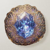 Sapphire – The Stone of Truth and Wisdom´2 ラウンドクッション (裏面)