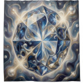 Sapphire – The Stone of Truth and Wisdom´3 シャワーカーテン (正面)