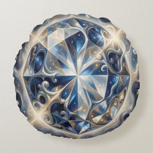 Sapphire – The Stone of Truth and Wisdom´3 ラウンドクッション (正面)