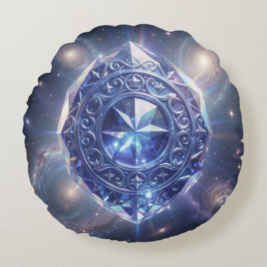 Sapphire – The Stone of Truth and Wisdom´4 ラウンドクッション (正面)