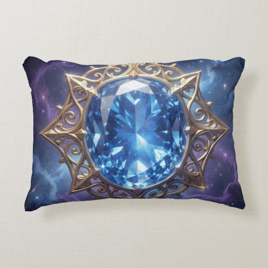 Sapphire – The Stone of Truth and Wisdom´5 アクセントクッション (正面)