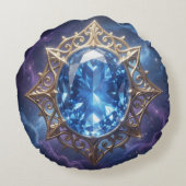 Sapphire – The Stone of Truth and Wisdom´5 ラウンドクッション (裏面)