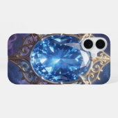 Sapphire – The Stone of Truth and Wisdom´5 iPhone 16ケース (裏面横)