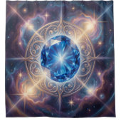 Sapphire – The Stone of Truth and Wisdom´6 シャワーカーテン (正面)