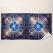 Sapphire – The Stone of Truth and Wisdom´6 ビーチタオル (正面)