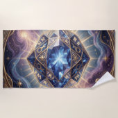 Sapphire – The Stone of Truth and Wisdom´7 ビーチタオル (正面)