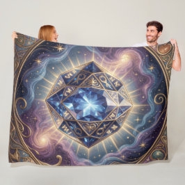 Sapphire – The Stone of Truth and Wisdom´7 フリースブランケット