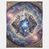 Sapphire – The Stone of Truth and Wisdom´7 フリースブランケット (正面)