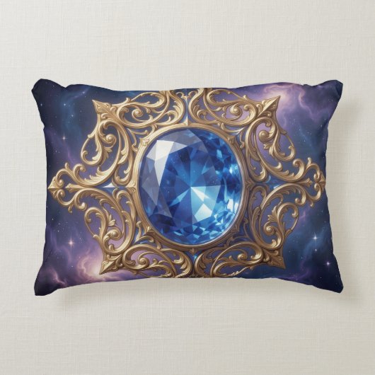 Sapphire – The Stone of Truth and Wisdom´8 アクセントクッション (正面)