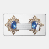 Sapphire – The Stone of Truth and Wisdom´8 デスクマット (キーボード&マウス)