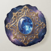 Sapphire – The Stone of Truth and Wisdom´8 ラウンドクッション (裏面)