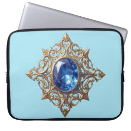 Sapphire – The Stone of Truth and Wisdom´8 ラップトップスリーブ