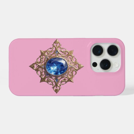 Sapphire – The Stone of Truth and Wisdom´8 iPhoneケース (裏面横)