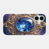 Sapphire – The Stone of Truth and Wisdom´8 iPhone 16ケース (裏面横)