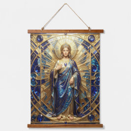 Sapphire – The Stone of Truth and Wisdom´9 吊り下げ型タペストリー