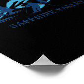Sapphire Valley North Carolina Ski Resort Skiing S ポスター (角)