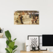 SapphoとAlcaeusによるSir Lawrence Alma Tedamo ポスター (ホームオフィス)