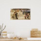 SapphoとAlcaeusによるSir Lawrence Alma Tedamo ポスター (キッチン)