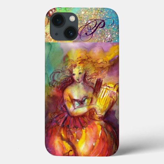 SAPPHO,ダンス,音楽と詩のモノグラム Case-Mate iPhoneケース (裏面)