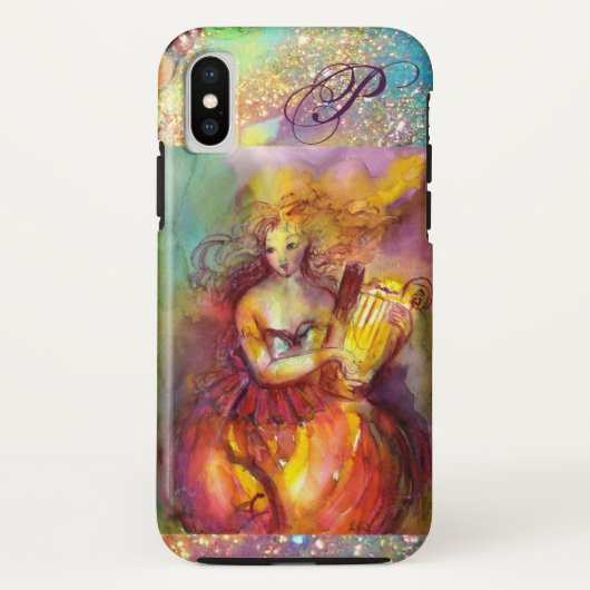 SAPPHO,ダンス,音楽と詩のモノグラム Case-Mate iPhoneケース (裏面)