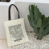 Sapporo, Japan, City Map Tote Bag トートバッグ