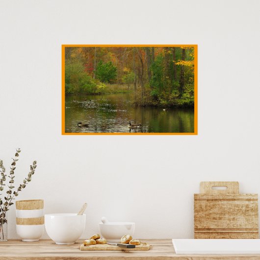 Sapsucker Woodsの池 ポスター (キッチン)