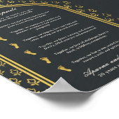 Saptapadiセブンステップアニバーサリーカード ポスター (角)