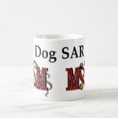 SAR検索および救助犬 モーフィングマグカップ (中央)