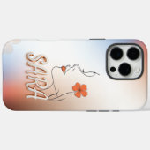 Saraカスタムを芸術的使った電話ケースデザイン Case-Mate iPhoneケース (裏面 (横))