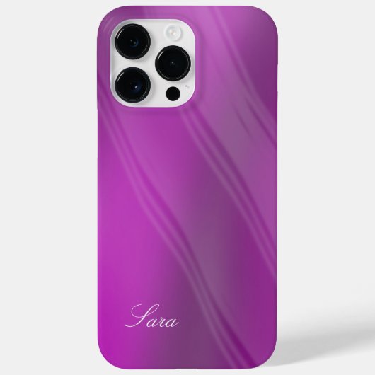 Sara – あなたの名前のためのテンプレート- Purple Shades Case-Mate iPhoneケース (裏面)